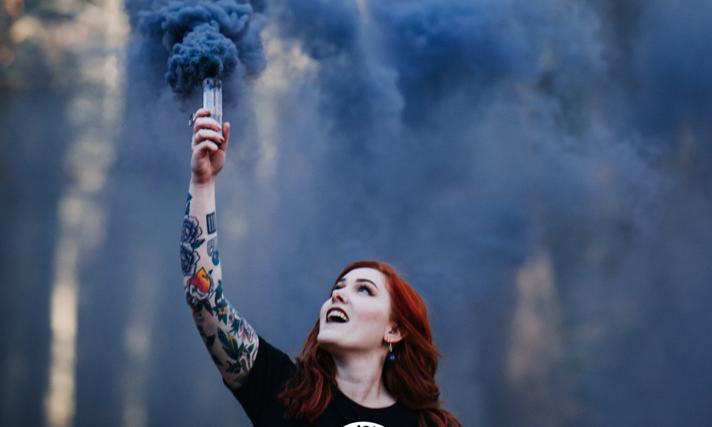 Smoke bombs and tattoos.
