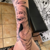 Demonic nun tattoo