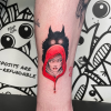 Red riding hood and big bad wolf full colour
