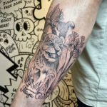 patayin-tiger-cub Tiger cub realism tattoo