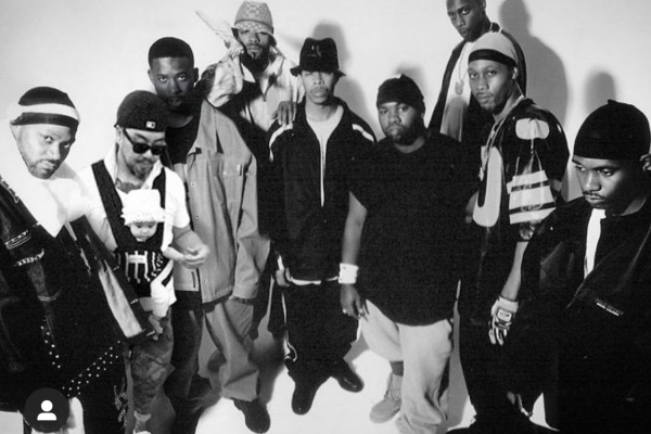 Photoshopped image of Dennis and his daughter with the Wu tang clan.