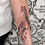 abstract-paintbrush-phoenix-tattoo-dennis-garcia Abstract paintbrush phoenix tattoo by Dennis Garcia