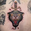 American Traditional Panther by Dennis Garcia @denninks