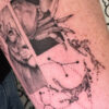 Water splash tattoo