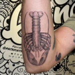 pointilism-lobster-dennis-garcia-patayin-5 Lobster pointillism and black/grey realism style tattoo