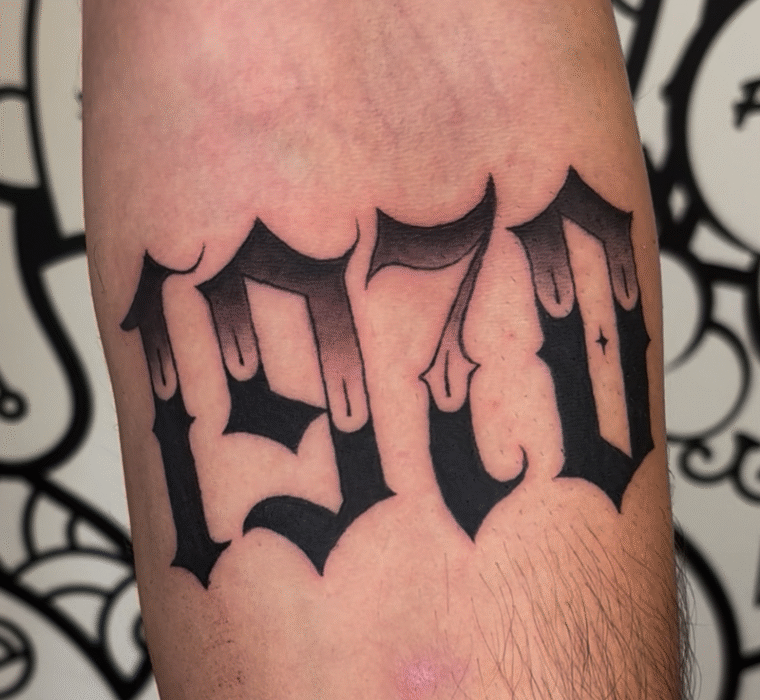 1970 typography by Akira